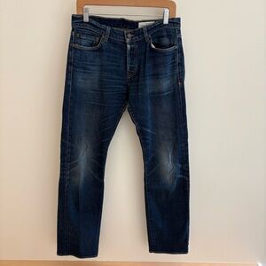 imogene + willie Dark Blue Straight Leg Jeans